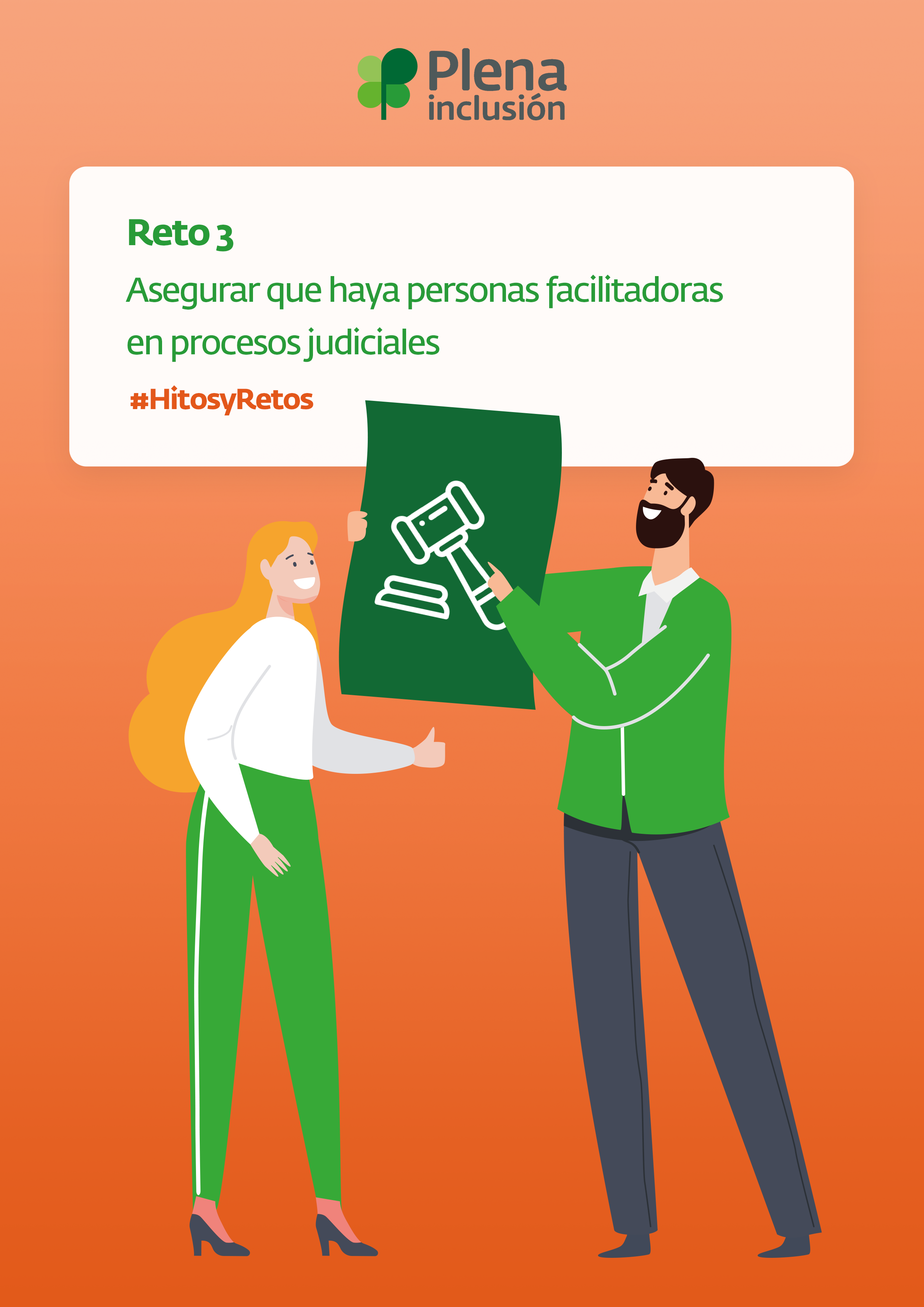 Reto 3 Asegurar que haya personas facilitadoras en procesos judiciales