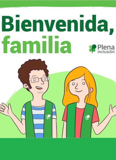 portada guía Bienvenida, familia